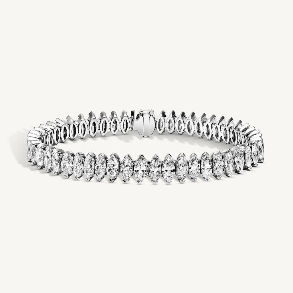 Marquise Diamond Tennis Bracelet