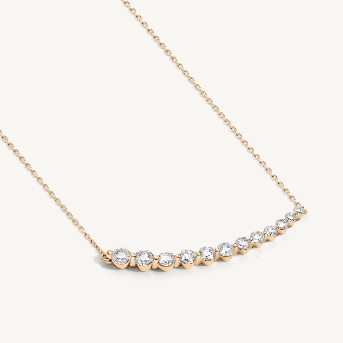 Claire Round Diamond Necklace